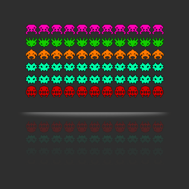 Pixel Invaders : Incoming ! by Draad