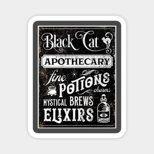 Black Cat Apothecary - Fine Potions and Elixirs! Magnet