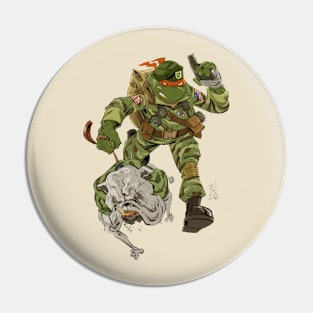 Green Beret Raph Pin