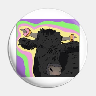 Donut Bull Pin