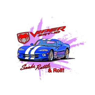Dodge Viper - 'Snake, Rattle, & Roll!' T-Shirt