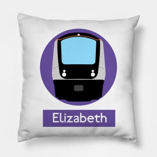 London Underground Subway Elizabeth Line Pillow