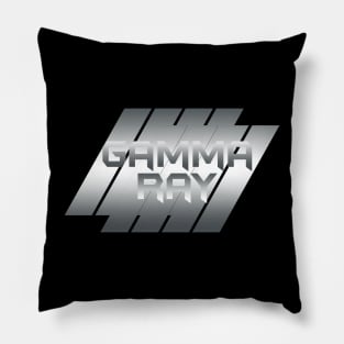 Metallic Illustration gamma ray Pillow