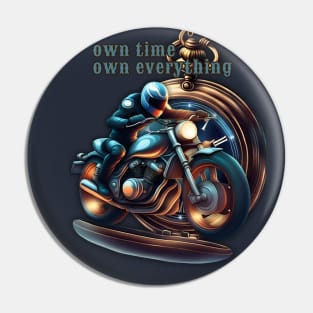 Own Time Own Everything - Retro Pin