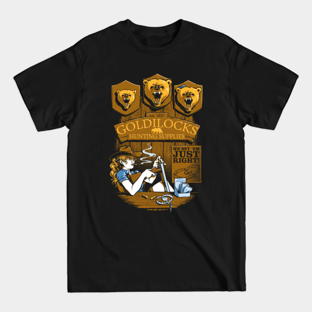 Disover Goldilocks' Hunting Supplies - Artsy Style - T-Shirt