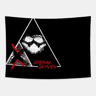 Jeremiah Jayven retro "Revamped" logo Tapestry