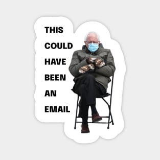 Bernie Sanders Mittens Inauguration Meme Magnet