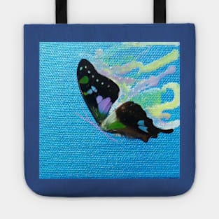 Blue butterfly Tote