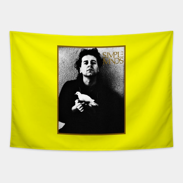 Simple Minds Band Logo Tapestry by yogiaji