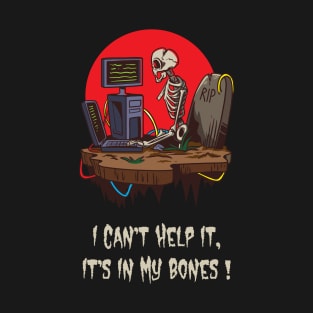 Programmer Halloween Skeleton T-Shirt