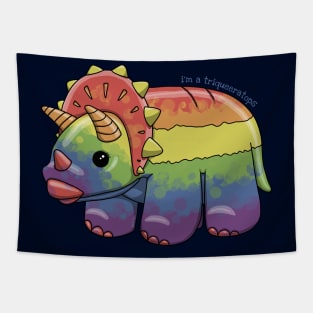 I'm A Triqueeratops Tapestry