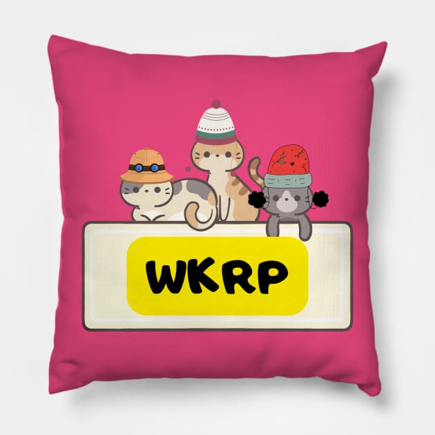 WKRP(3) Pillow by vikatarasyuk