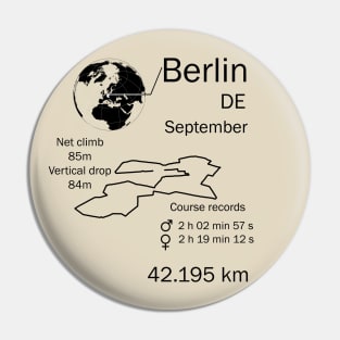 Berlin black details Pin