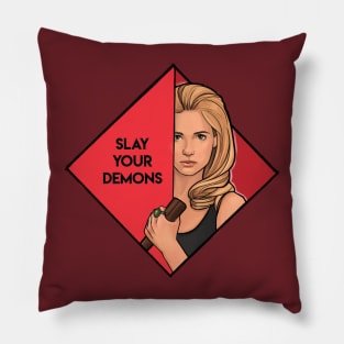 Slay Your Demons Pillow