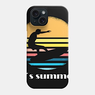 Surfing girl is the best windsurfing Phone Case