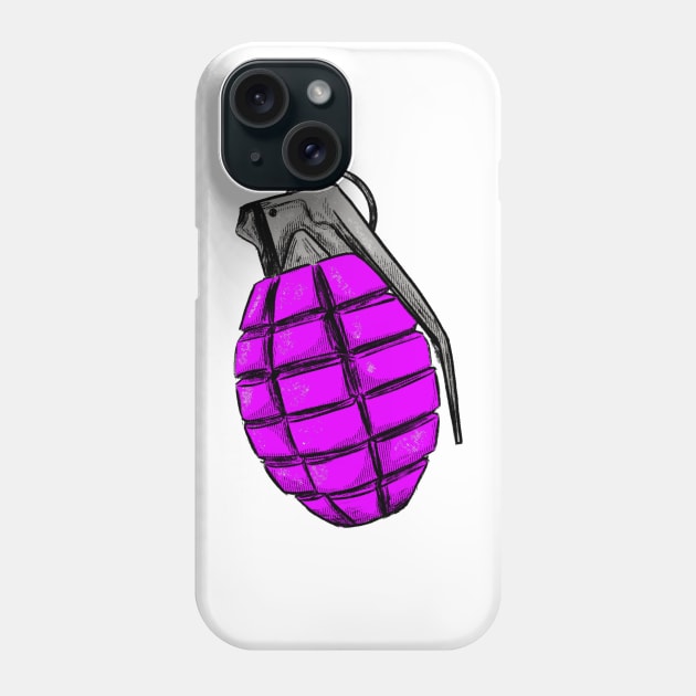 pink grenade. Phone Case by   JRF