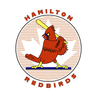 Vintage Hamilton Ontario Redbirds Baseball 1988 T-Shirt