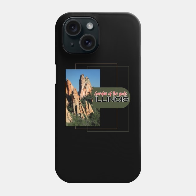 Garden of the gods, Illinois Phone Case by TeeText