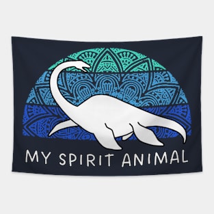 Boho Nessie Spirit Animal Tapestry