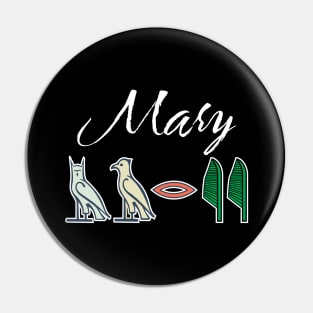 MARY-American names in hieroglyphic letters,  a Khartouch Pin