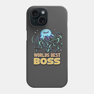 Worlds Best Boss Jellyfish Phone Case