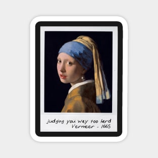 the girl with pearl earring - judgement 101 Magnet