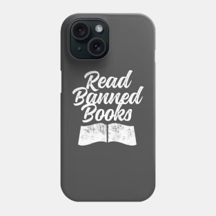 Read Banned Books Book Ban Protest Stop Banning Books Phone Case