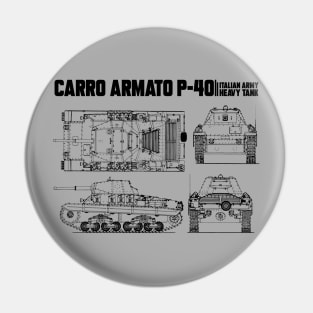 CARRO ARMATO P-40 ITALIAN TANK WW2 Pin