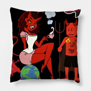 Devil World Pillow