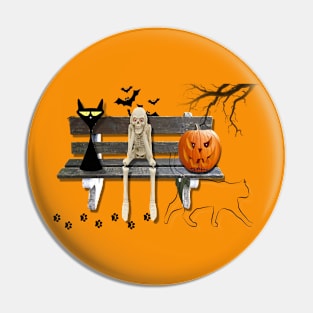 Waiting for Halloween Pin