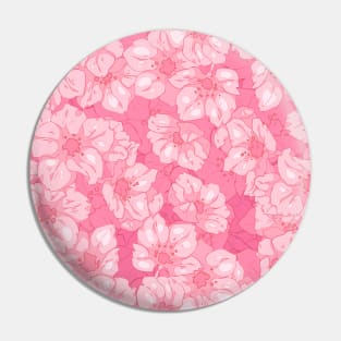 The cute pink Japanese cherry flowers Pin