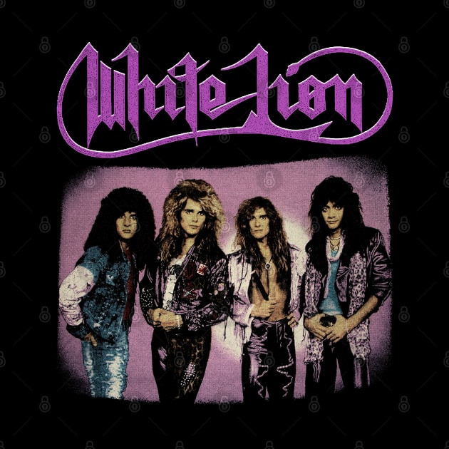 White Lion Glam Rock by PUBLIC BURNING