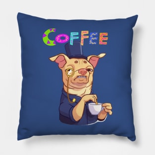 A Cup Of Coffee Design Pillow