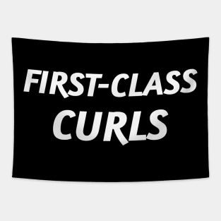 First Class Curls Tapestry