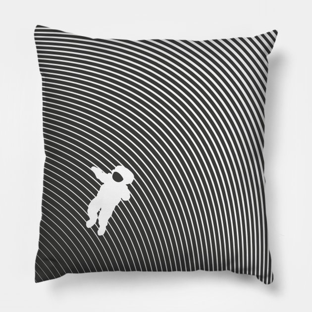 Floating in space Pillow by lacabezaenlasnubes