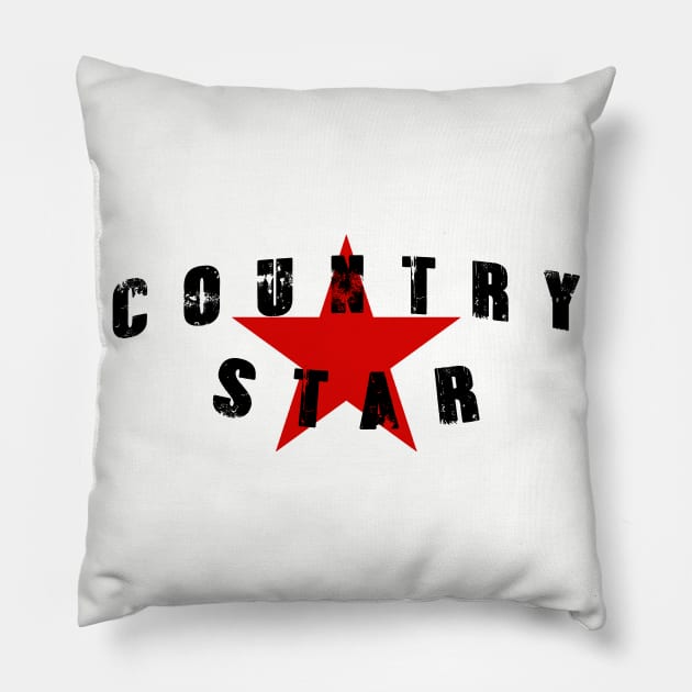 Country Star Pillow by AllAmerican