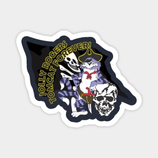 Tomcat Forever Jolly Rogers Magnet