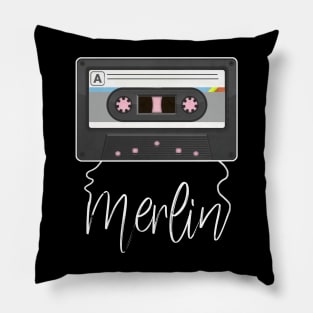 Classic Merlin Proud Name Quotes 70s 80s 90s Pillow