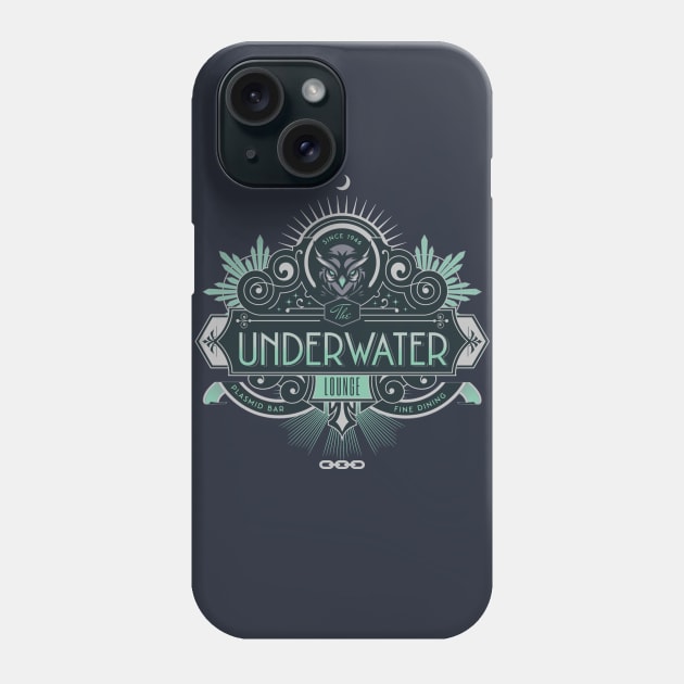 The Underwater Lounge Phone Case by sticks and bones vintage