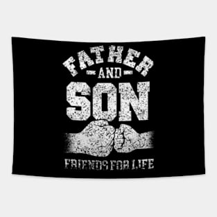 Father And Son Friends For  Dad Matching Father Son Tapestry