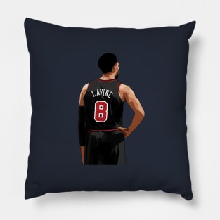 Zach Lavine Vector Back Pillow