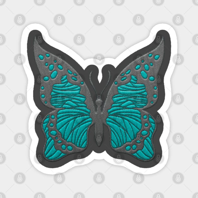 Cute Butterfly Magnet by aaallsmiles