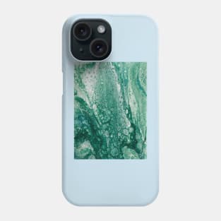 Green bubble acrylic pour Phone Case