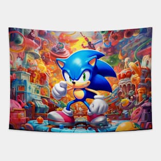 THE WORLD OF SONIC Tapestry