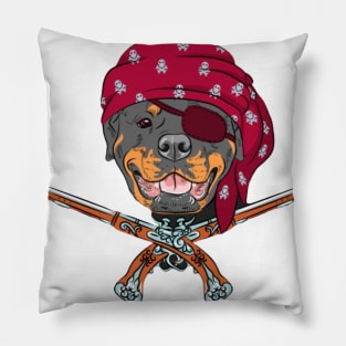 Dog pirate pattern Pillow