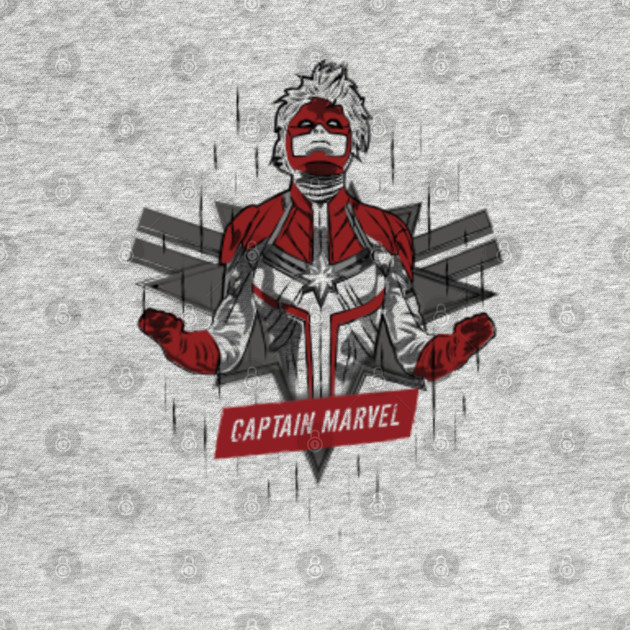 Captain Marvel Painting Captain Marvel Kids T Shirt Teepublic