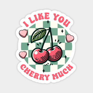 I Love You Cherry Much Magnet