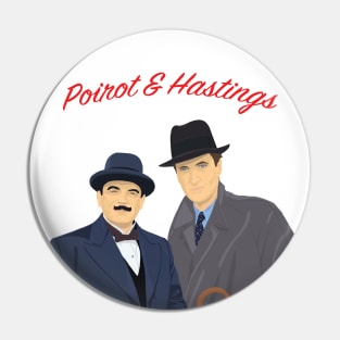 Poirot & Hastings Pin