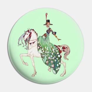 Art Nouveau Princess on Horse by Kay Nielsen Pin