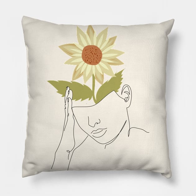 In Bloom Pillow by LINARAandCO